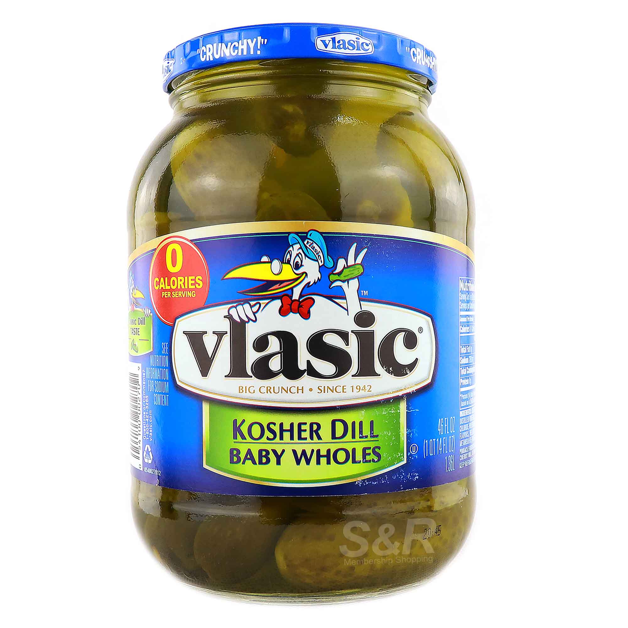 Vlasic Big Crunch Kosher Dill Baby Wholes 1.36L Vlasic Big Crunch Kosher Dill Baby Wholes 1.36L